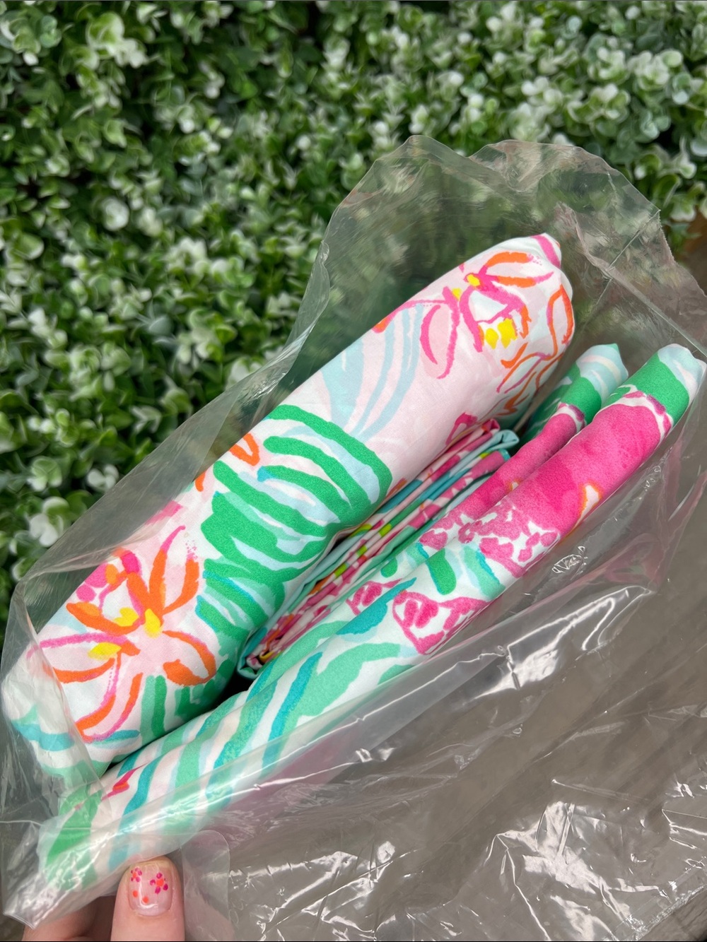 Lilly Pulitzer x Pottery Barn Orchid Sheet Set, King Size NEW - Picture 3 of 9